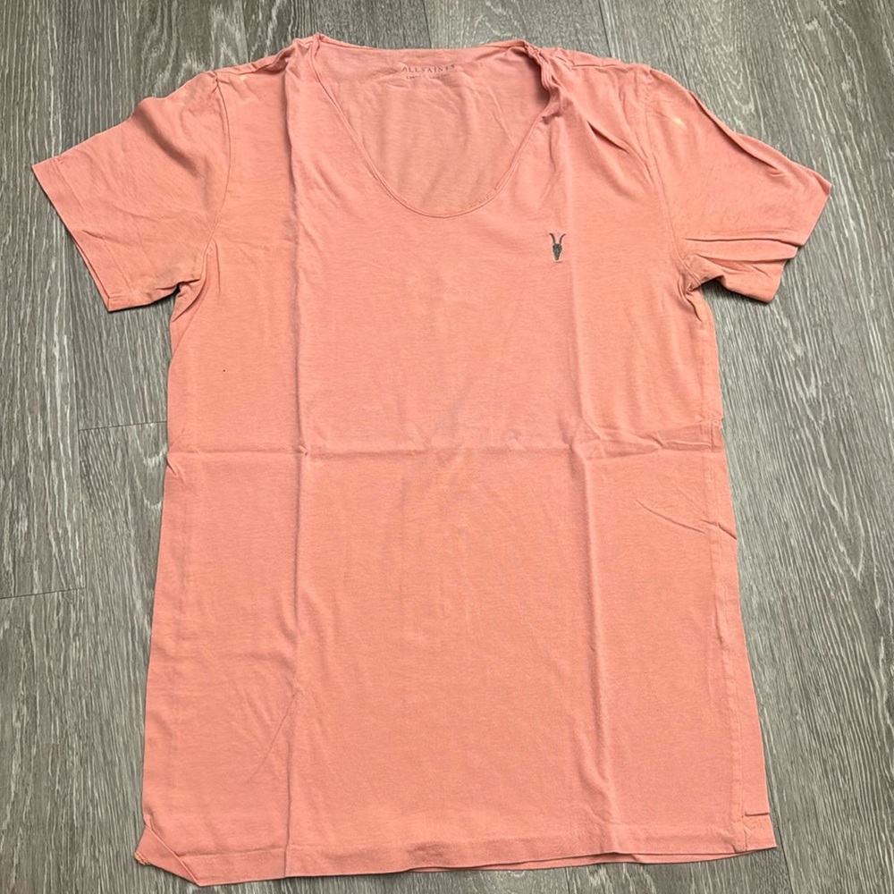 All Saints Scoop Neck T-Shirt.